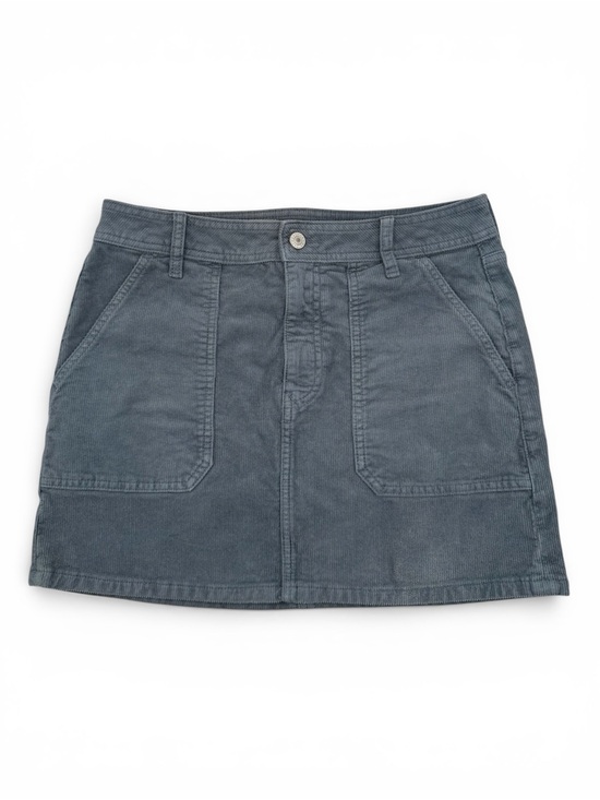 American Eagle Outfitters Dresses & Skirts - American Eagle Women’s Stormy Blue Corduroy Stretch High‎ Rise Mini Skirt Size 8